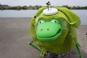 アサヒエンジニアリング制作のカッパロボット